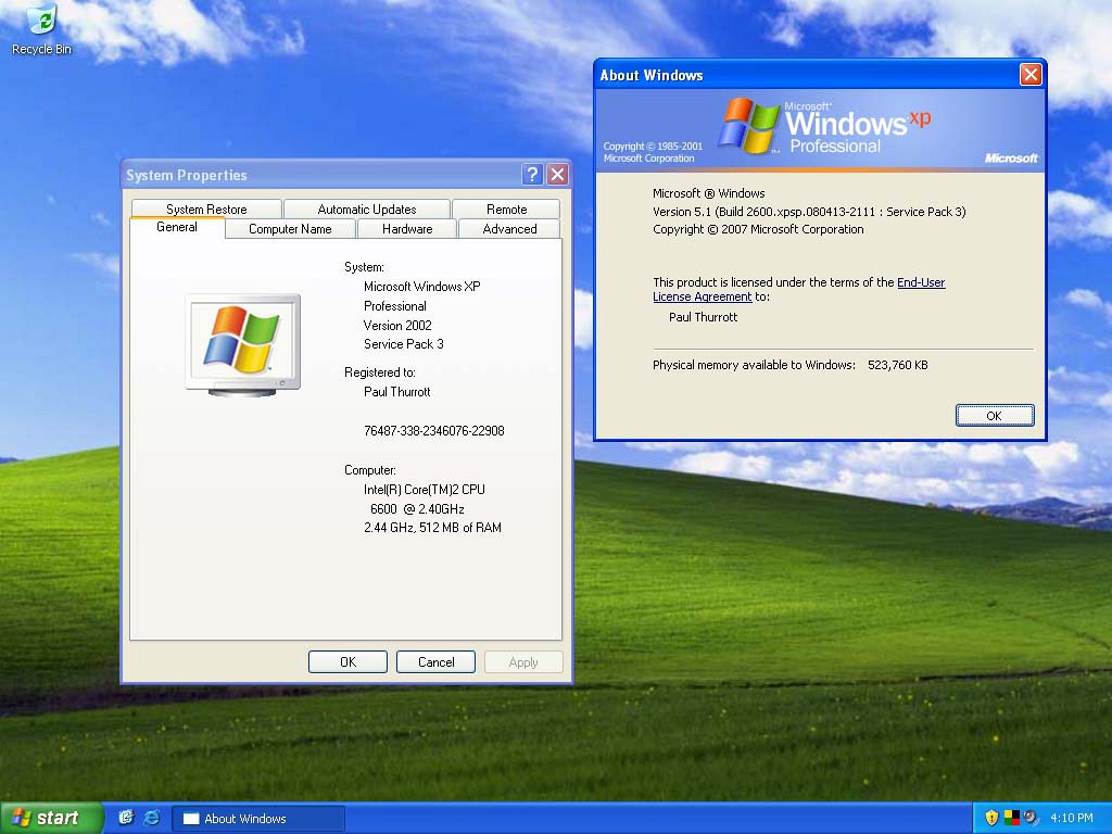Microsoft Windows Xp Professional Sp3 64 Bit